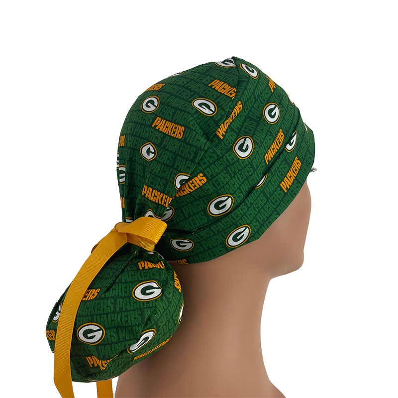 Turn Up Ponytail Medical Scrub Cap 