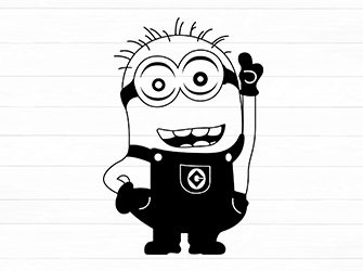 Minions vector art decal svg eps cricut cut . Cute Minion Svg Funny Svg Files Free Download