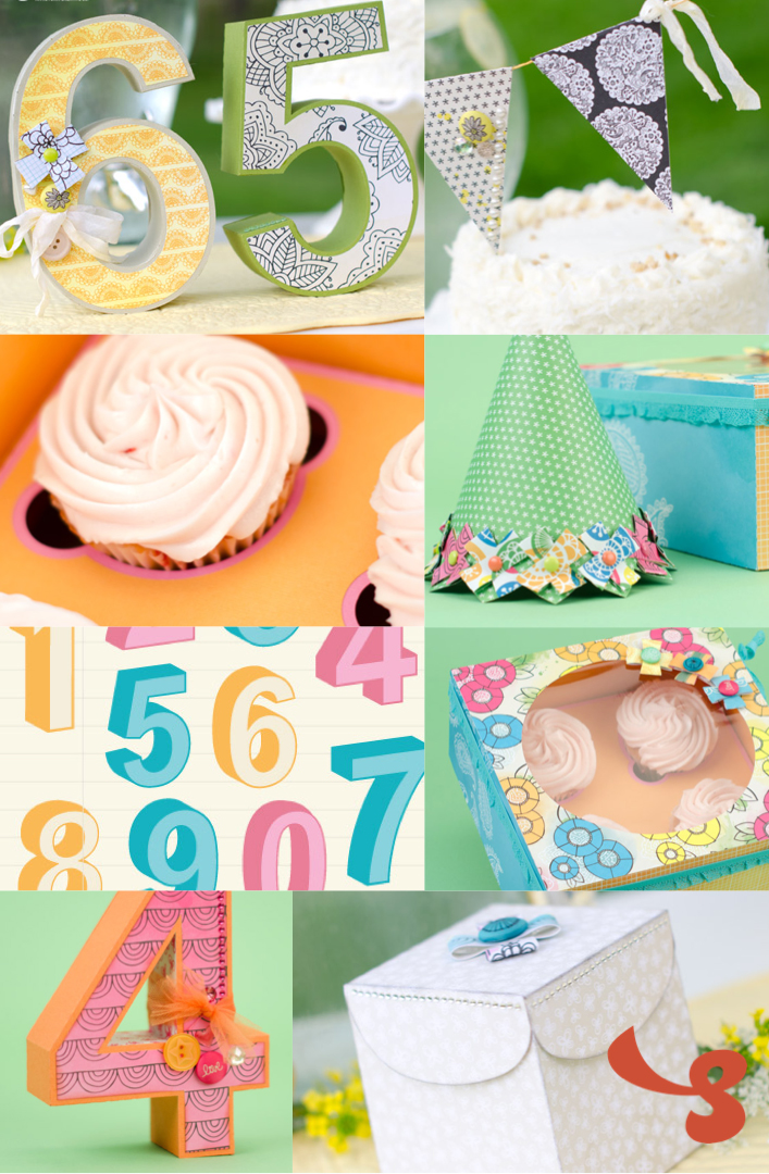 List of websites that offer free, commercial use cut files for silhouette portrait. 3d Numbers Party Svg Kit 7 99 Svgcuts Svg Files For Cricut Silhouette Scanncut Scal And Sizzix Machines