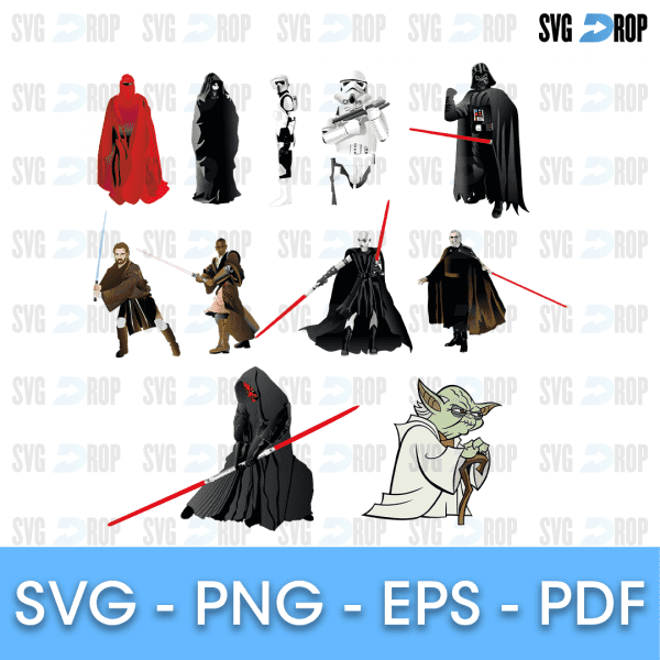 Stephen is a die hard fan of star wars, so, for his birthday, i had to make him. Star Wars Bundle Svg Svg Drop