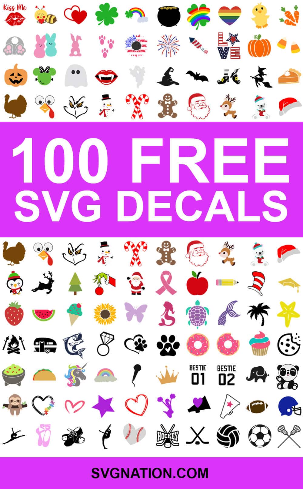 Unique svg stickers featuring millions of original designs created and sold by independent artists. 100 Free Svg Decals Free Svg Files