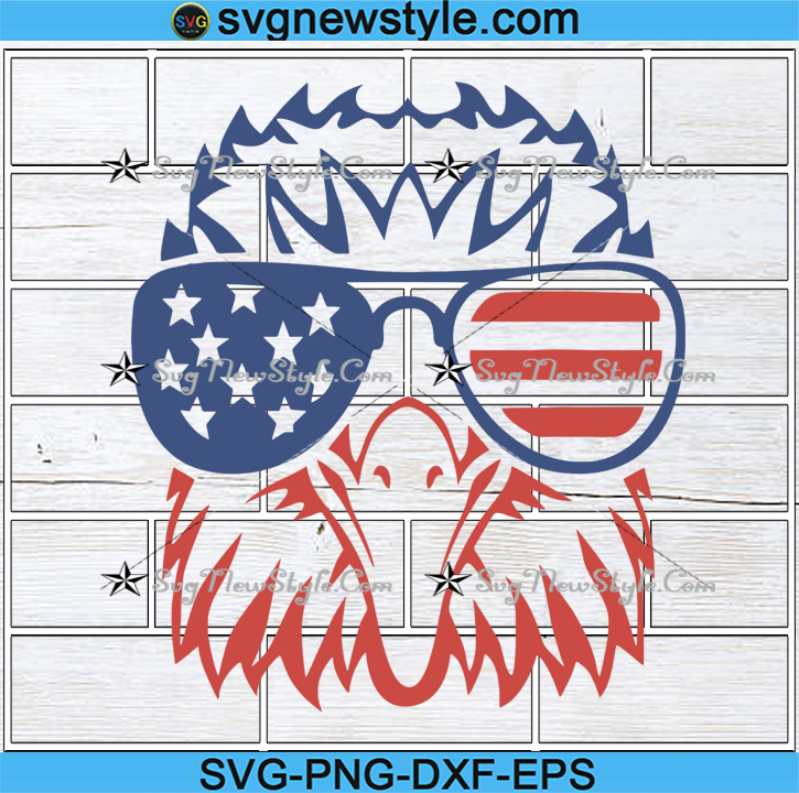 Svg file for silhouette cameo, cricut, etc png file 300 dpi, transparent background eps vector file for indesign, illustrator, coreldraw, etc dxf cutting . Patriotic Eagle With Sunglasses Svg American Eagle Svg 4th Of July Svg Independence Day Svg American Svg Patriotic Svg Svg New Style
