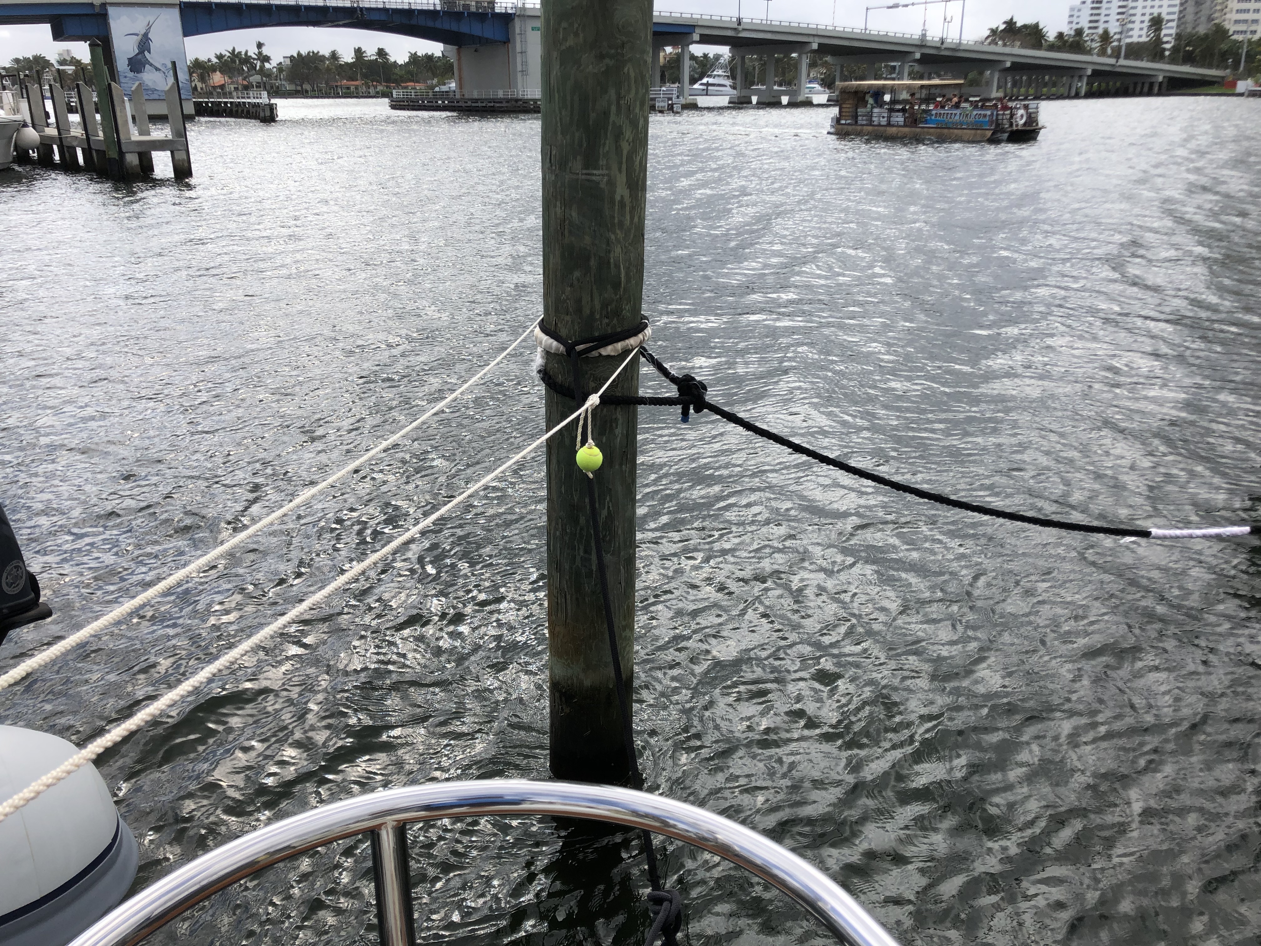 While they may lead forward from the piling . Ever Struggle To Get A Dockline On A Far Away Piling Rig A Heaving Line Rover S Blog