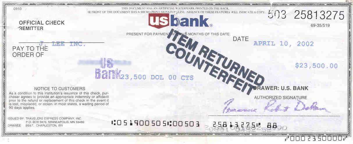 You may think that a penny isn't worth much, so it's easy to overlook. 30 phony documents used in Nigerian 4-1-9 frauds and car buying scams