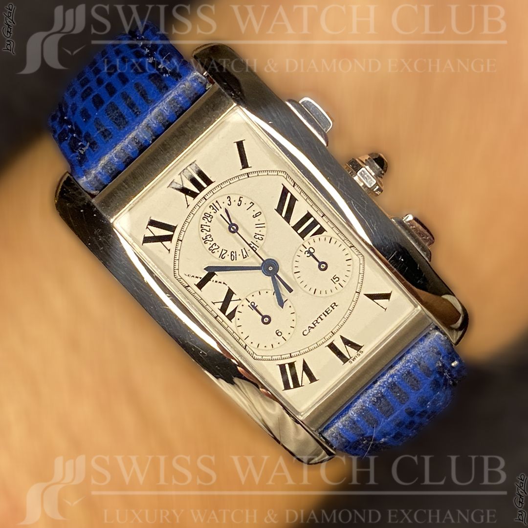 Cartier Tank Americaine Chronograph Swiss Watch Club