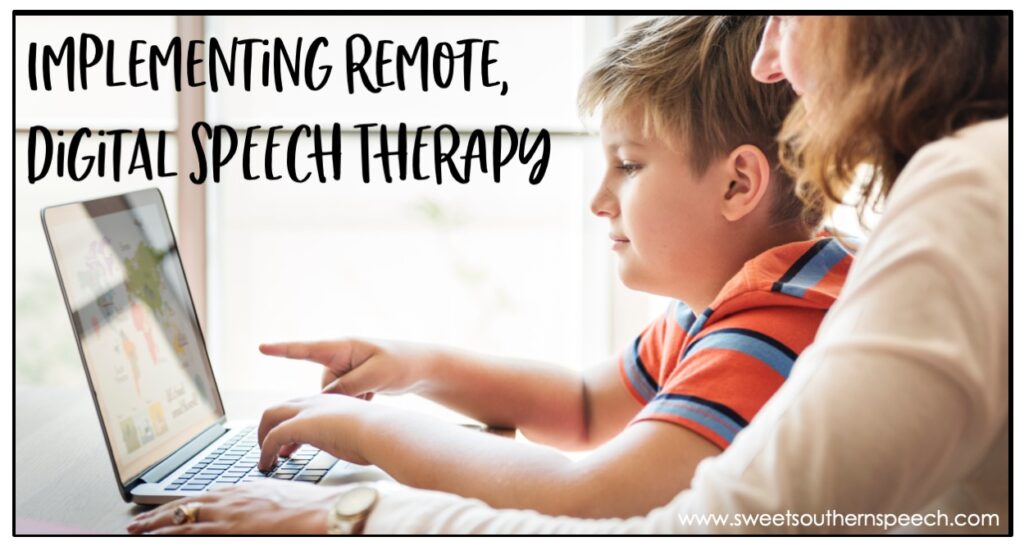 Online speech therapy games are great for home practice and teletherapy (aka telehealth) and add another mode of learning. How To Implement Remote Digital Speech Teletherapy Telepractice Sweet Southern Speech