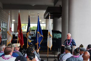 Purple Hearts Parking Dedication Honolulu Ford