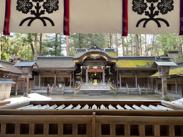 諏訪大社上社本宮・前宮にお参りしました