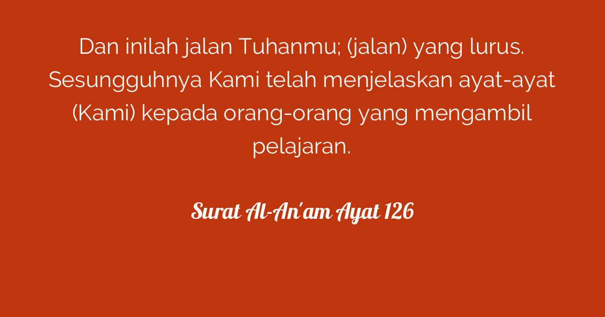 Surah ini terdiri atas 8 ayat dan termasuk golongan surah . Surat Al-An'am Ayat 126 | Tafsirq.com