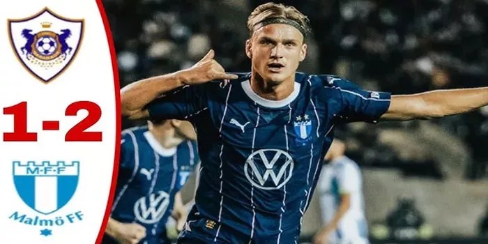 Qarabag Tahan Imbang 2-2 Melawan Malmo FF di Stadion Baku