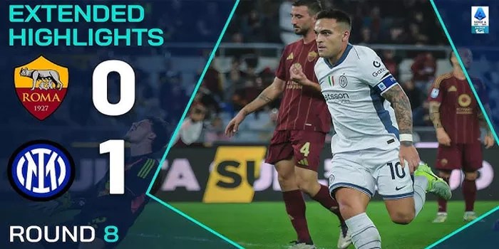 Liga Italia – Hasil Pertandingan AS Roma 0-1 Inter Milan, 21 Oktober 2024