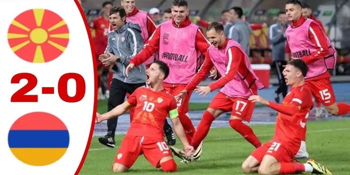 Pertandingan Penting North Macedonia Raih Kemenangan Berharga Atas Armenia