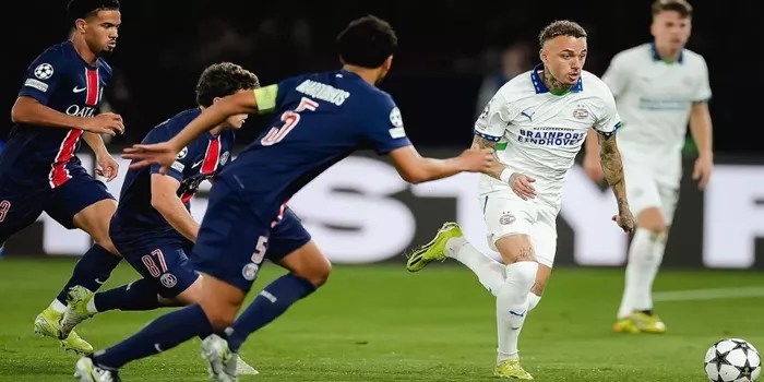 PSG Tertahan Imbang 1-1 oleh PSV Eindhoven di Liga Champions!