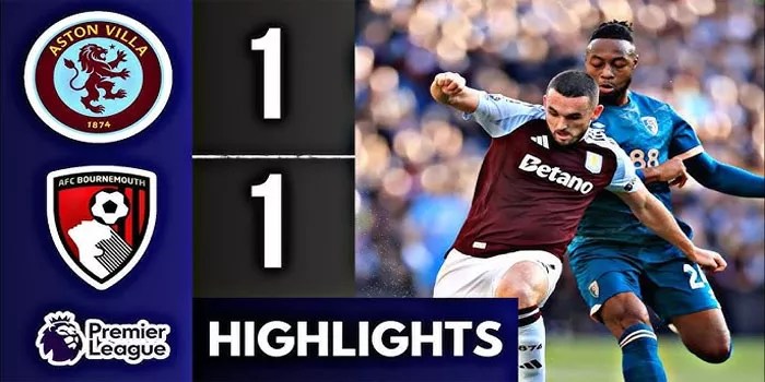 Liga Inggris – Hasil Pertandingan Aston Villa 1-1 Bournemouth, 26 Oktober 2024