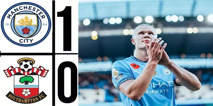 Liga Inggris – Hasil Pertandingan Manchester City 1-0 Southampton, 26 Oktober 2024