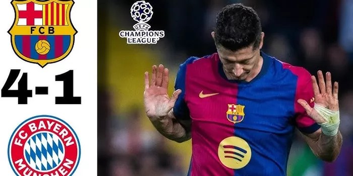 Hasil Barcelona vs Bayern Munchen – Skor 4-1