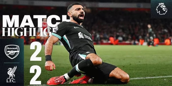 Liga Inggris – Hasil Pertandingan Arsenal 2-2 Liverpool, 27 Oktober 2024