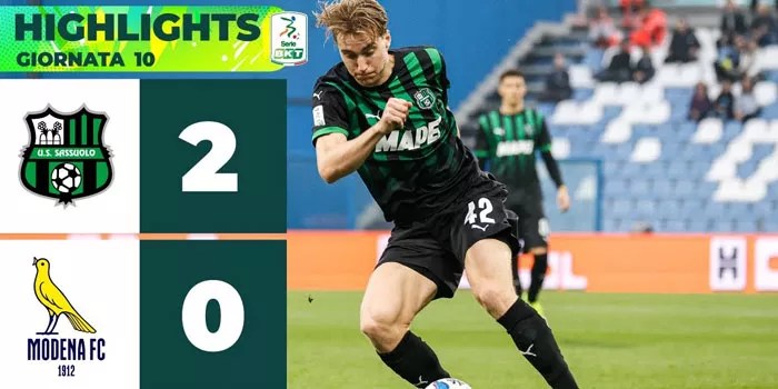Sassuolo Menggempur Modena dengan Skor Meyakinkan 2-0