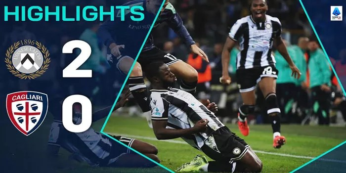 ​Udinese Meraih Kemenangan Penuh Gengsi Dengan Skor 2-0 Atas Cagliari!