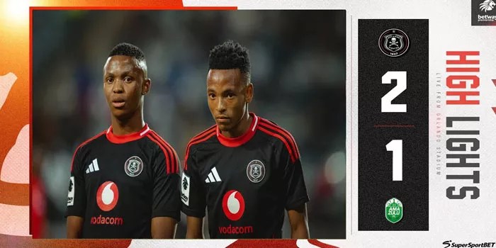 Premiership – Hasil Pertandingan Orlando Pirates Vs AmaZulu Yang Dimenangkan Oleh Orlando Skor Akhir 2-1