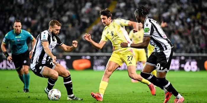 Juventus Tangguh, Menang 2-0 Melawan Udinese di Serie A