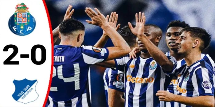 FC Porto Tampilkan Dominasi Pertandingan Melawan Hoffenheim, Menang 2-0