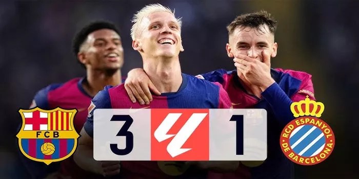 Liga Spanyol – Hasil Pertandingan Barcelona 3-1 Espanyol, 03 November 2024