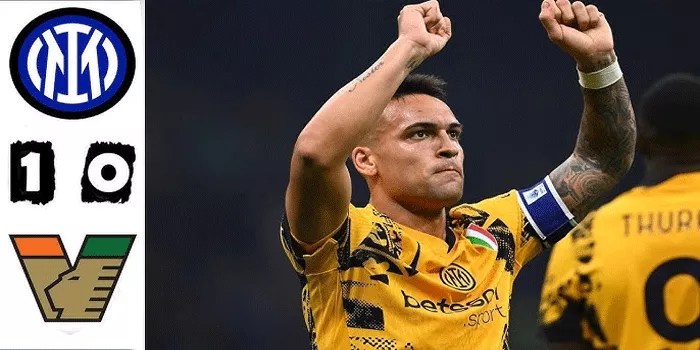 Inter Milan Pertahankan Dominasi, Kalahkan Venezia 1-0 Dalam Pertandingan Ketat
