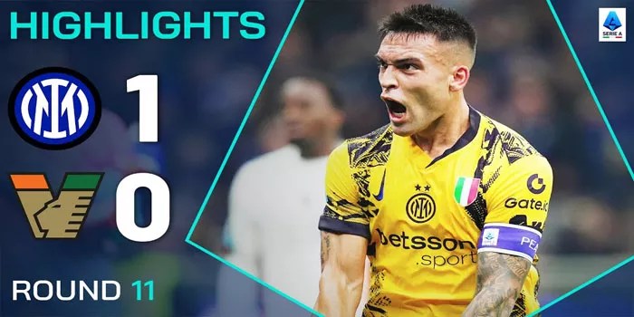 Inter Curi Kemenangan Tipis 1-0 Melawan Venezia dalam Laga Ketat