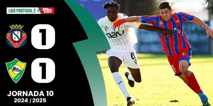 Liga Portugal 2 – Mafra Tahan Imbang Felgueiras 1-1 Dilaga Yang Cukup Penting!!