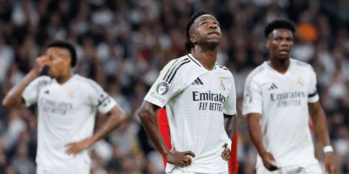 Wajah Pemain Real Madrid Saat Dibantai Oleh Milan di Kandang
