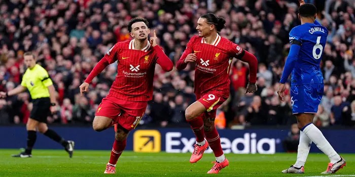 Liverpool Amankan Kemenangan 2-1 Atas Chelsea Di Anfield
