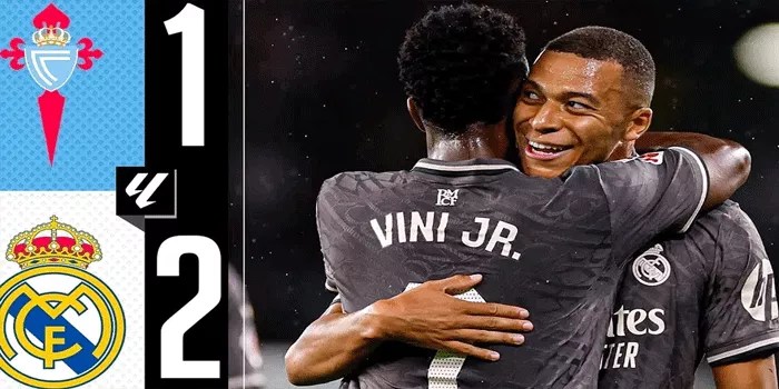 Real Madrid Kalahkan Celta Vigo 2-1, Terus Pertahankan Posisi Teratas di La Liga