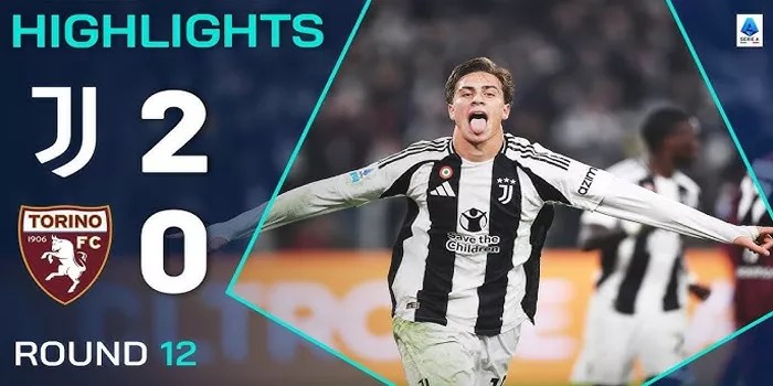 Juventus Raih Kemenangan Gemilang 2-0 Atas Torino