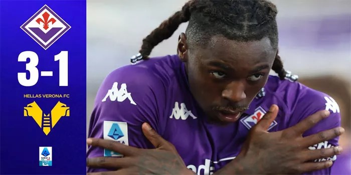 Serie A – Hasil Fiorentina 3-1 Verona, 11 November 2024