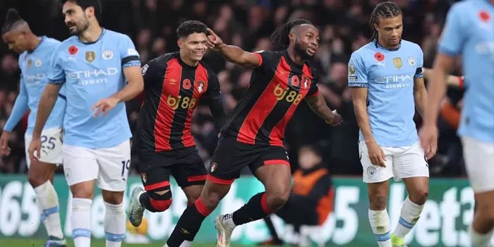 Man City Terpuruk Bournemouth Raih Kemenangan Spektakuler!