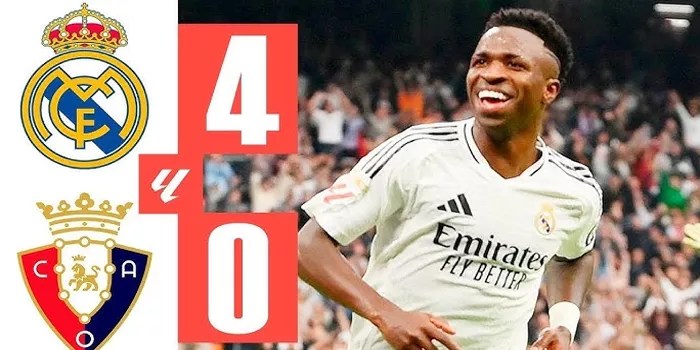 Real Madrid vs Osasuna: Pertarungan Menarik di La Liga 4-0