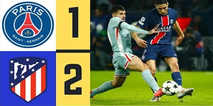 PSG Vs Atletico: Comeback, Los Colchoneros Menang Dramatis 2-1