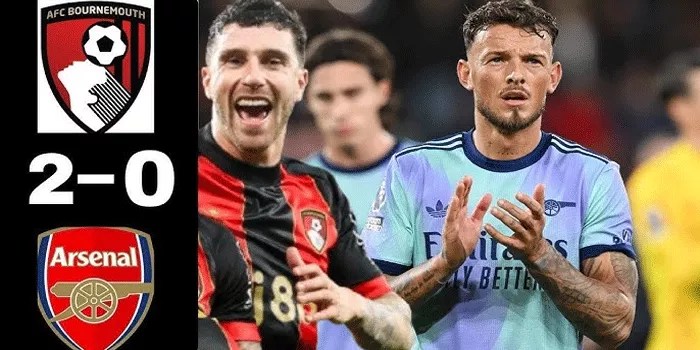 AFC Bournemouth Tundukkan Arsenal 2-0, Kejutan Besar di Vitality Stadium