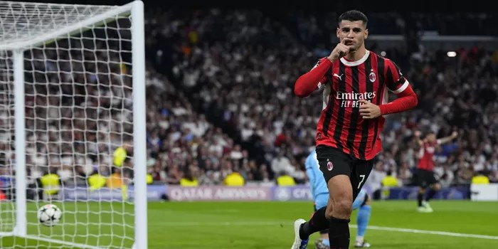Pesta AC Milan di Markas Real Madrid