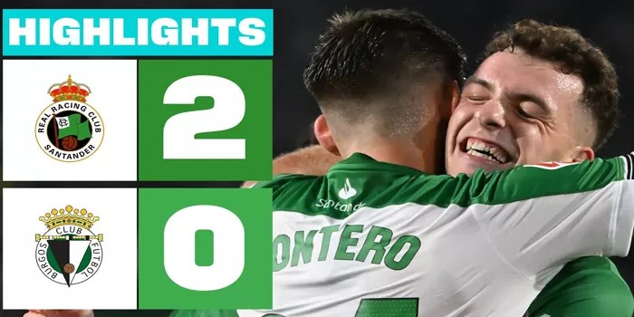 Racing Santander Dominasi Burgos CF dengan Kemenangan 2-0