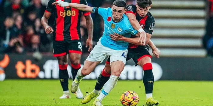 Bournemouth Kejutkan Man City 2-1, Haaland Kembali Buntu