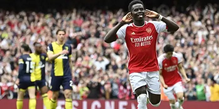 Bukayo Saka Sukses Capai 2 Digit dalam Daftar Top Assist Liga Inggris!