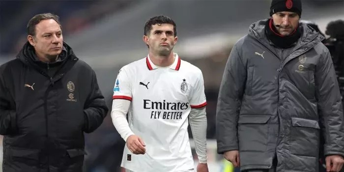 Christian Pulisic Mengalami Cedera Betis, Saat AC Milan Kalah 2-1 Atas Atalanta