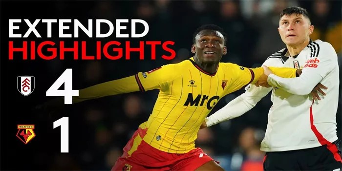 Fulham 4-1 Watford: Cottagers Melaju Ke Putaran Keempat Piala FA
