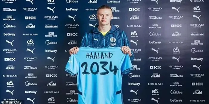 Erling Haaland Teken Kontrak Sembilan Setengah Tahun Bersama Man City