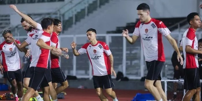 Latihan Pertama Timnas Indonesia Bersama Patrick Kluivert