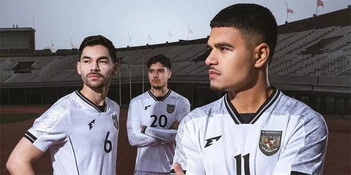 Elegan! Intip Jersey Tandang Timnas Indonesia Karya Erspo