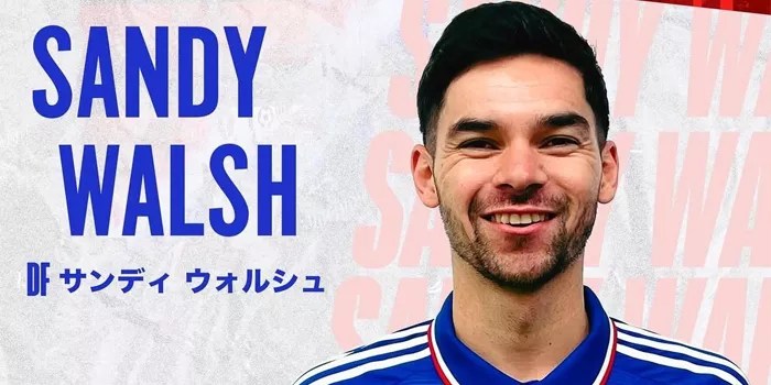 Sandy Walsh Resmi Gabung Yokohama F. Marinos di Jepang