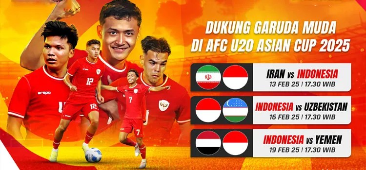 Jadwal Siaran Langsung Perjuangan Timnas Indonesia U-20 2025